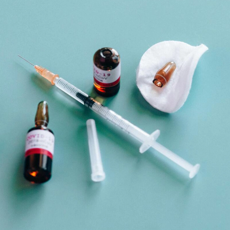 about face medical aesthetics closeup of peptide vials and needles